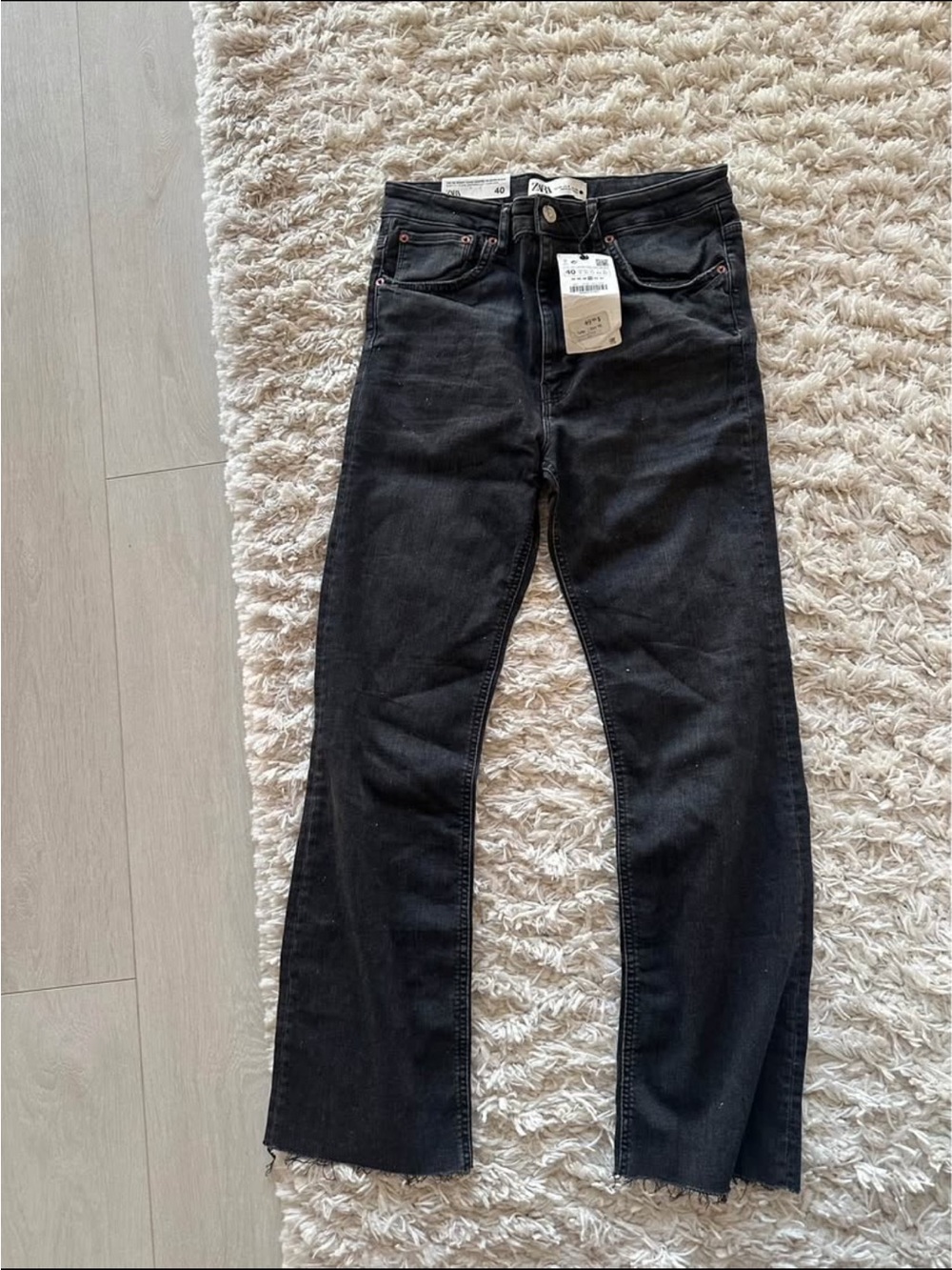 Zara Women's Black Bootcut Jeans